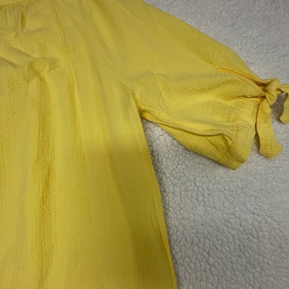 Women’s White Stag Yellow 2X 18W/20W Blouse Top - Picture 7 of 15